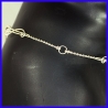 Thin silver cutting chain with pattern. Sensual jewel to refine your silhouette.