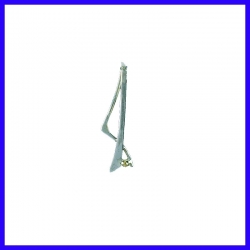 Pendentif fantaisie en argent pur. Bijou de créateur fait main