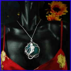 Silver pendant. Unique piece. Jewel of creator and artisanal.