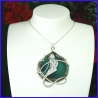 Silver pendant. Unique piece. Jewel of creator and artisanal.