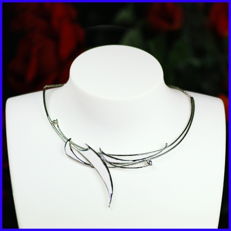 Silver necklace. Jewel of creator and artisanal. Limited to 8 copies.