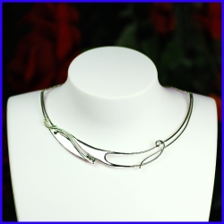 Silver necklace. Jewel of creator and artisanal. Limited to 8 copies.