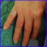 Handmade silver ring. Designer and handcrafted jewelry.