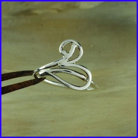 Handmade silver ring. Designer and handcrafted jewelry.