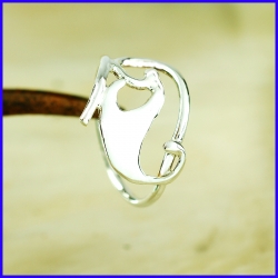 Handmade silver ring. Designer and handcrafted jewelry.