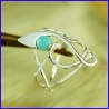 Handmade silver ring. Designer and handcrafted jewelry