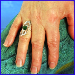 Handmade silver ring. Designer and handcrafted jewelry