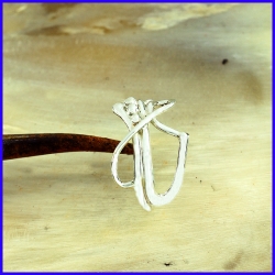 Handmade silver ring. Designer and handcrafted jewelry