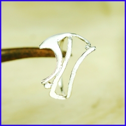 Handmade silver ring. Designer and handcrafted jewelry.