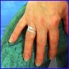 Handmade silver ring. Designer and handcrafted jewelry.