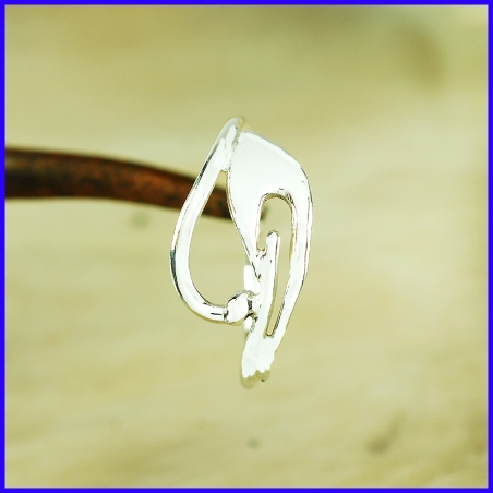 Handmade silver ring. Designer and handcrafted jewelry.