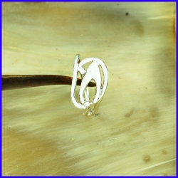 Handmade silver ring. Designer and handcrafted jewelry.