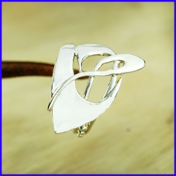 Handmade silver ring. Designer and handcrafted jewelry.