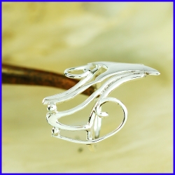 Handmade silver ring. Designer and handcrafted jewelry.