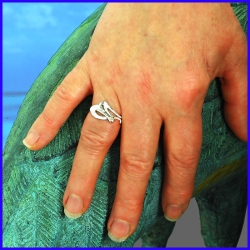 Handmade silver ring. Designer and handcrafted jewelry.