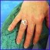 Handmade silver ring. Designer and handcrafted jewelry.