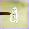 Bague en argent fait main. Bijou de créateur et
