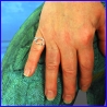 Handmade silver ring. Designer and handcrafted jewelry.