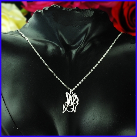 Handmade silver pendant. Designer and handcrafted jewelry.