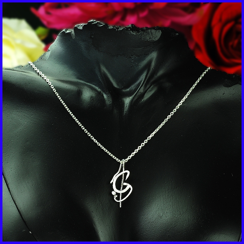 Handmade silver pendant. Designer and handcrafted jewelry.