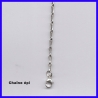 Pendentif C argent fait main. Bijou de créateur et artisanale.