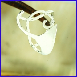 Handmade silver ring. Designer and handcrafted jewellery. Limited to 8 pieces.