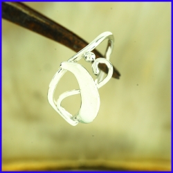 Handmade silver ring. Designer and handcrafted jewellery.
