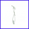 Silver pendant earrings Designer and handmade jewel Limited to 8 pieces