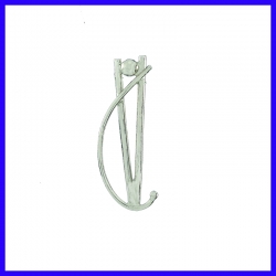 Boucles d’oreilles argent. Bijou de créateur et artisanale.