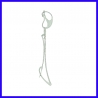 Boucles d’oreilles pendantes en argent. Bijou de créateur et artisanale