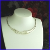 Silver necklace. Designer and handmade jewel. Limited to 8 pieces.