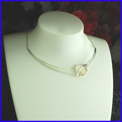 Silver necklace. Designer and handmade jewel. Limited to 8 pieces.