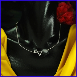 Silver necklace. Designer and handmade jewel. Limited to 8 pieces.