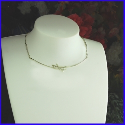 Silver necklace. Designer and handmade jewel. Limited to 8 pieces.