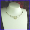 Silver necklace. Designer and handmade jewel. Limited to 8 pieces.