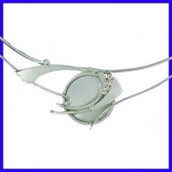 Silver necklace. Designer and handmade jewel. Limited to 8 pieces.