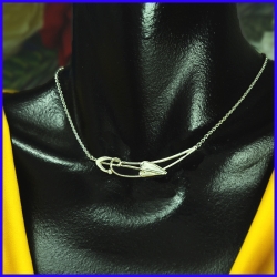 Silver necklace. Designer and handmade jewel. Limited to 8 pieces