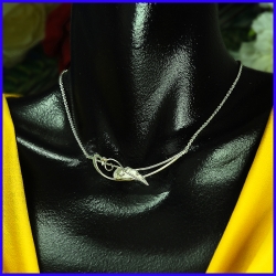 Silver necklace. Designer and handmade jewel. Limited to 8 pieces.