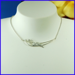 Silver necklace. Designer and handmade jewel. Limited to 8 pieces.