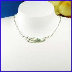 Silver necklace. Designer and handmade jewel. Limited to 8 pieces.