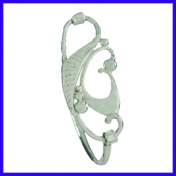 Bracelet in silver and handmade. Designer and handmade jewel.