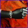 Handmade silver bracelet. Designer and handmade jewel.