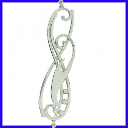 Gourmette en argent faite main. Bijou de créateur et artisanal
