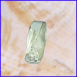 Handmade silver ring. Designer and handmade jewel. Limited to 8 pieces