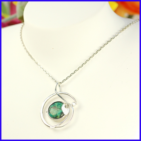 Silver pendant. Designer and handmade jewel. Limited to 8 pieces.