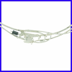 Collier en argent Pièce unique une Hématite de créateur et artisanal