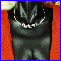 Collier en argent Pièce unique perle d’eau douce créateur et artisanal