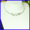 Collier en argent Pièce unique perle d’eau douce créateur et artisanal