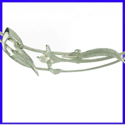 Collier en argent Pièce unique perle d’eau douce créateur et artisanal