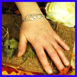 Bracelet en argent faite main créateur et artisanal Pièce unique